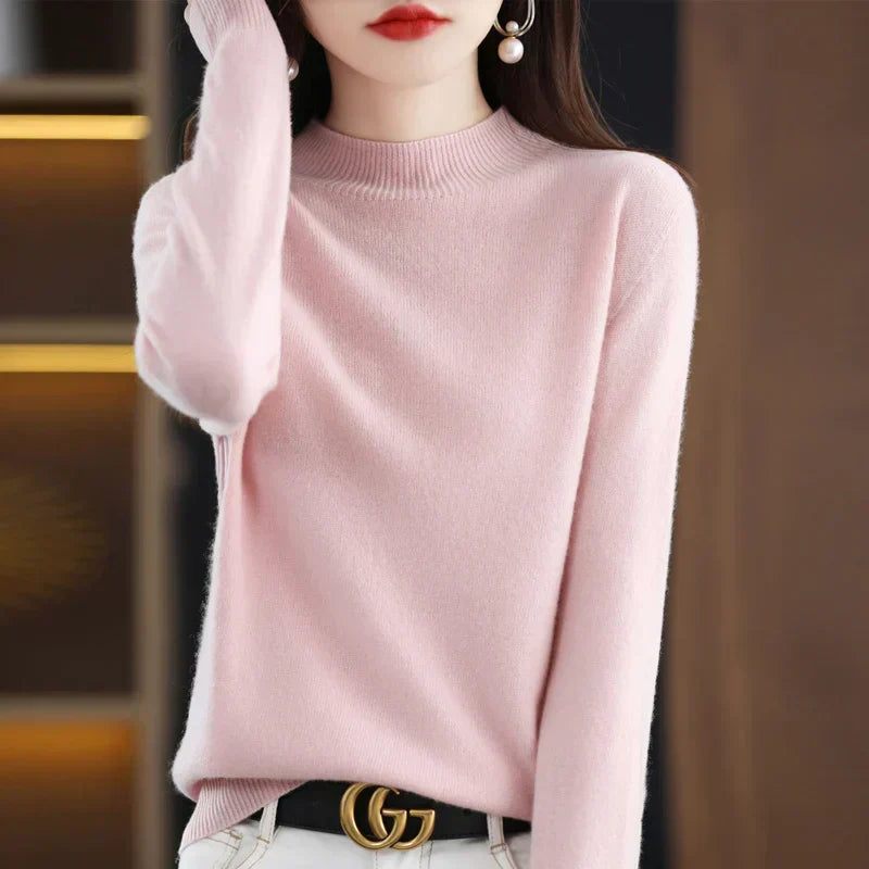 Womens Wool Sweater Cozy Fit Winter