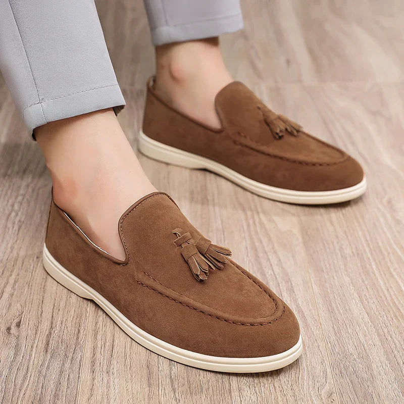 Mens Leather Slip-On Loafers Quality - BritishMode