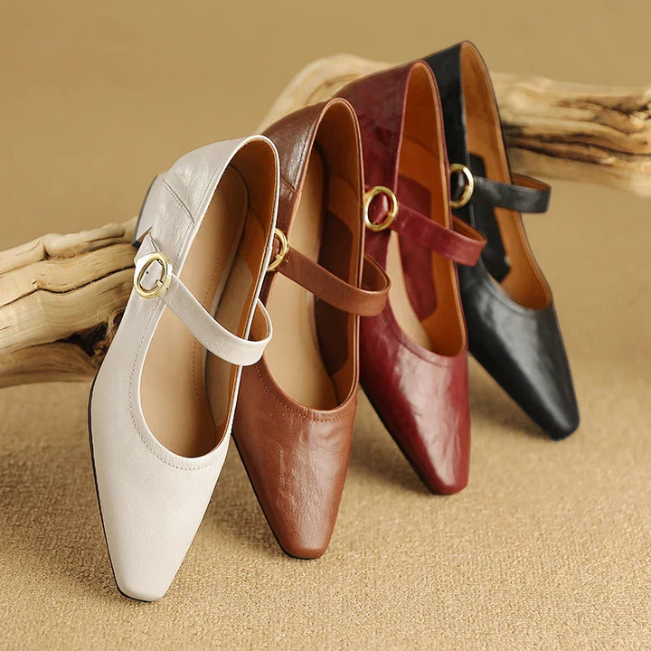 Womens Heels Genuine Leather Classic Fit