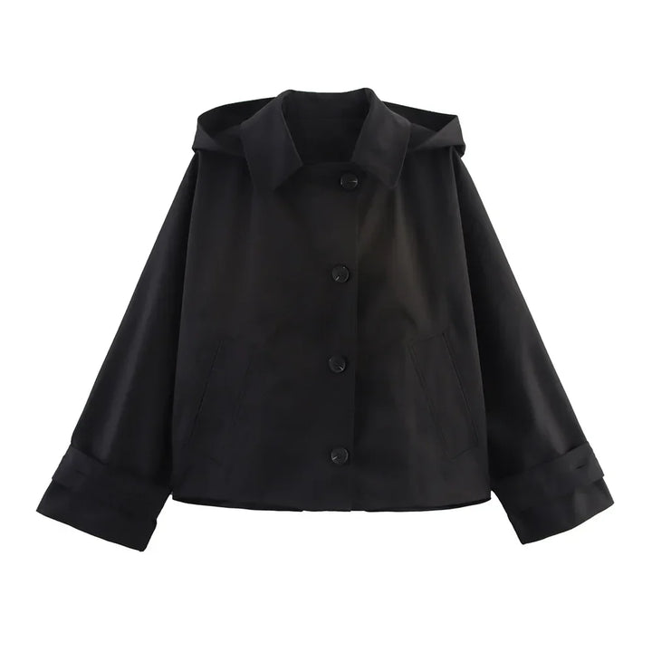 Mens Short Trench Coat Waterproof Classic Fit
