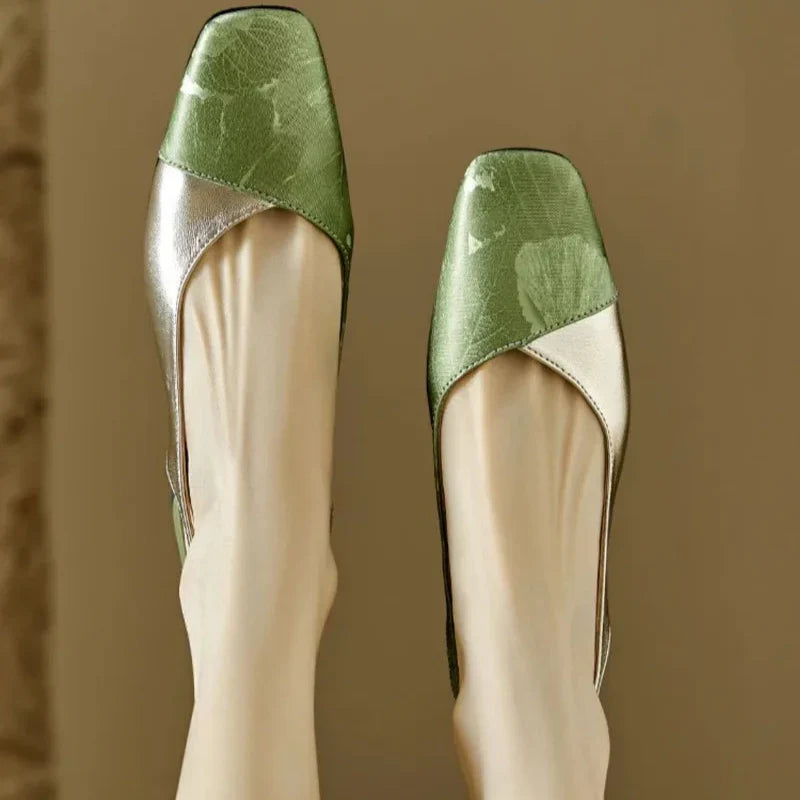 Womens Slingback Pump Leather Classic Fit