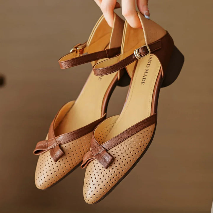 Womens Genuine Leather Pumps Classic Fit
