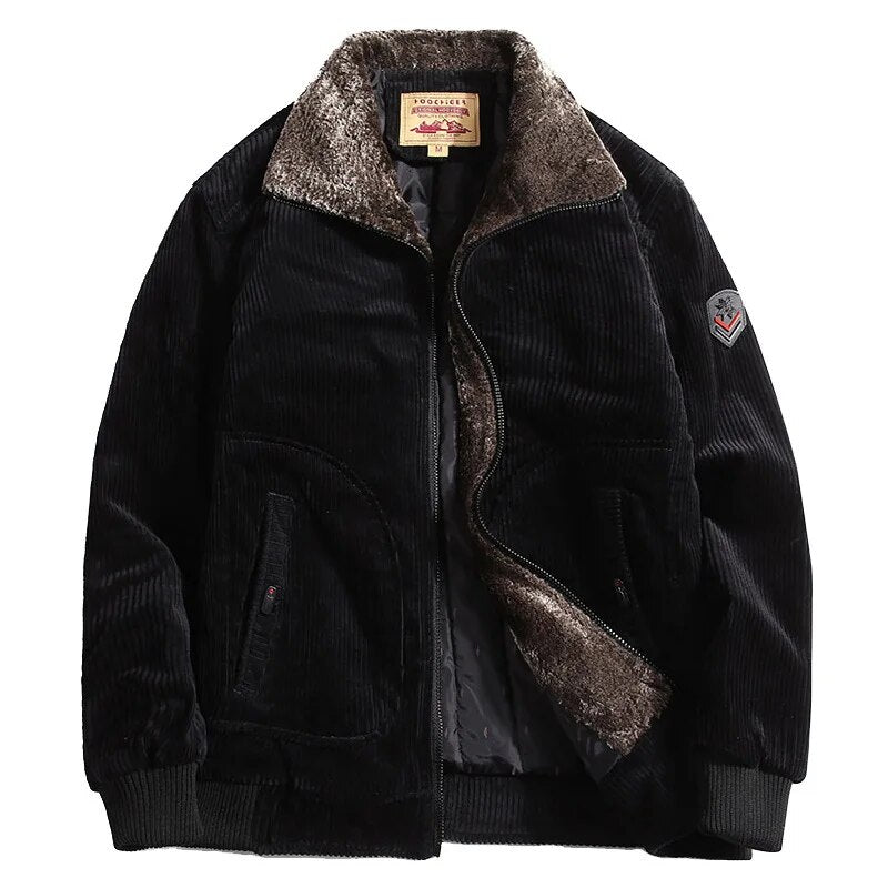Womens Corduroy Winter Jacket Cozy Stylish Fit