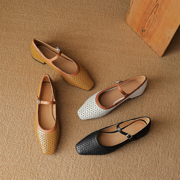 Womens Pumps Genuine Leather Classic Fit