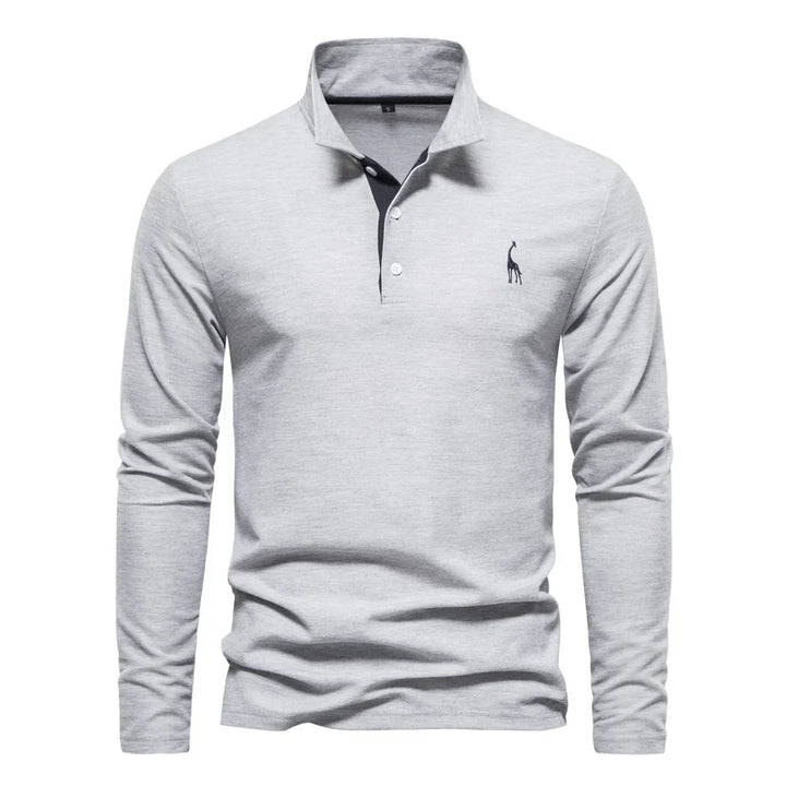 Mens Polo Shirt Embroidered Classic Fit