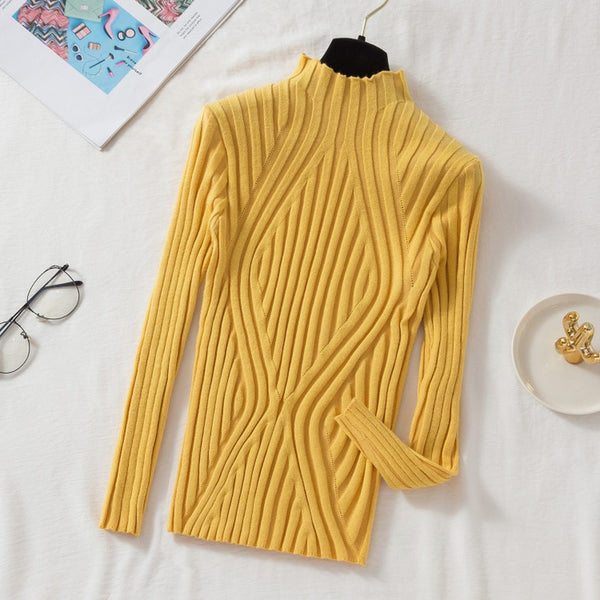 Womens Knit Sweater Cozy Classic Fit