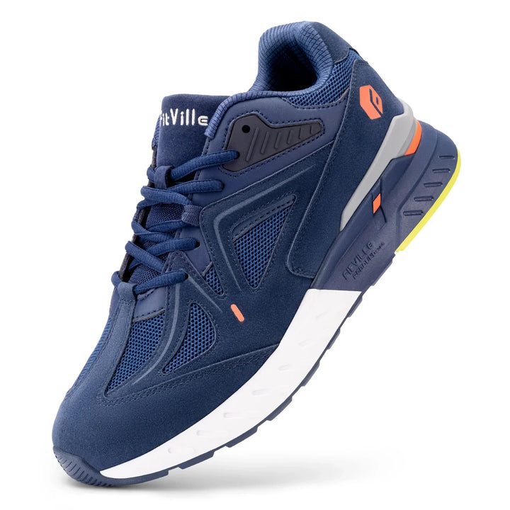 Mens Walking Sneakers Wide Fit Comfortable
