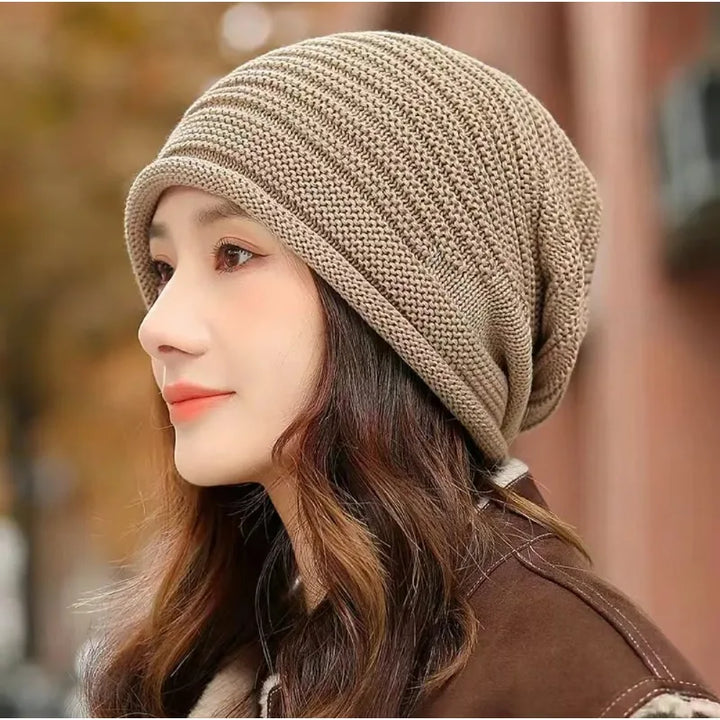 Unisex Knit Beanie Hat Warm Slouchy Fit - BritishMode