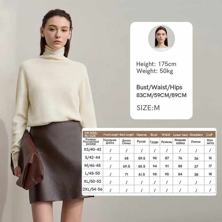 Womens Fitted Knit Top with Crew Neck