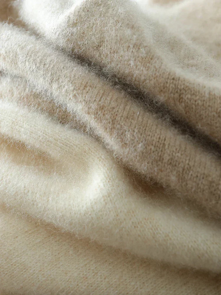 Womens Cashmere Wrap Sweater Soft Knit Crossover Style