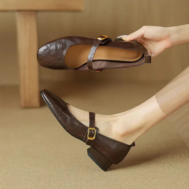 Womens Pumps Genuine Leather Classic Fit