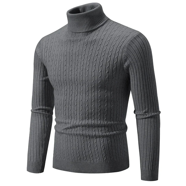 Mens Knit Sweater Crew Neck Warm