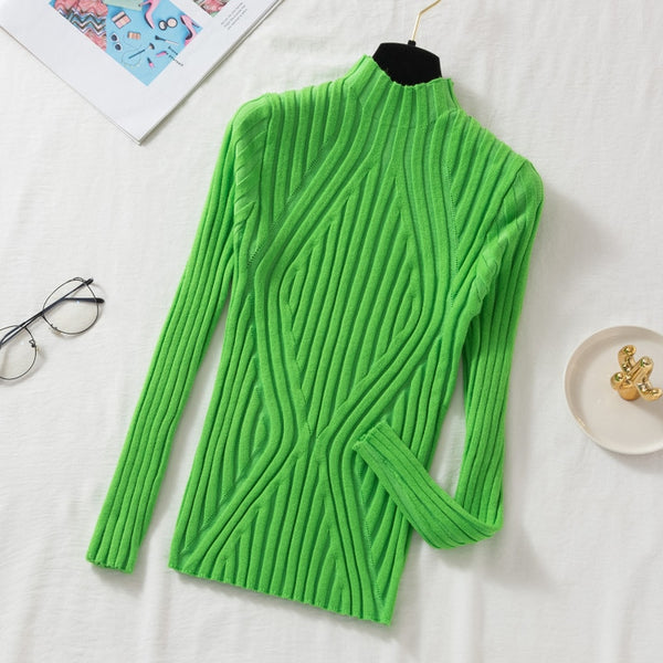 Womens Knit Sweater Cozy Classic Fit - BritishMode