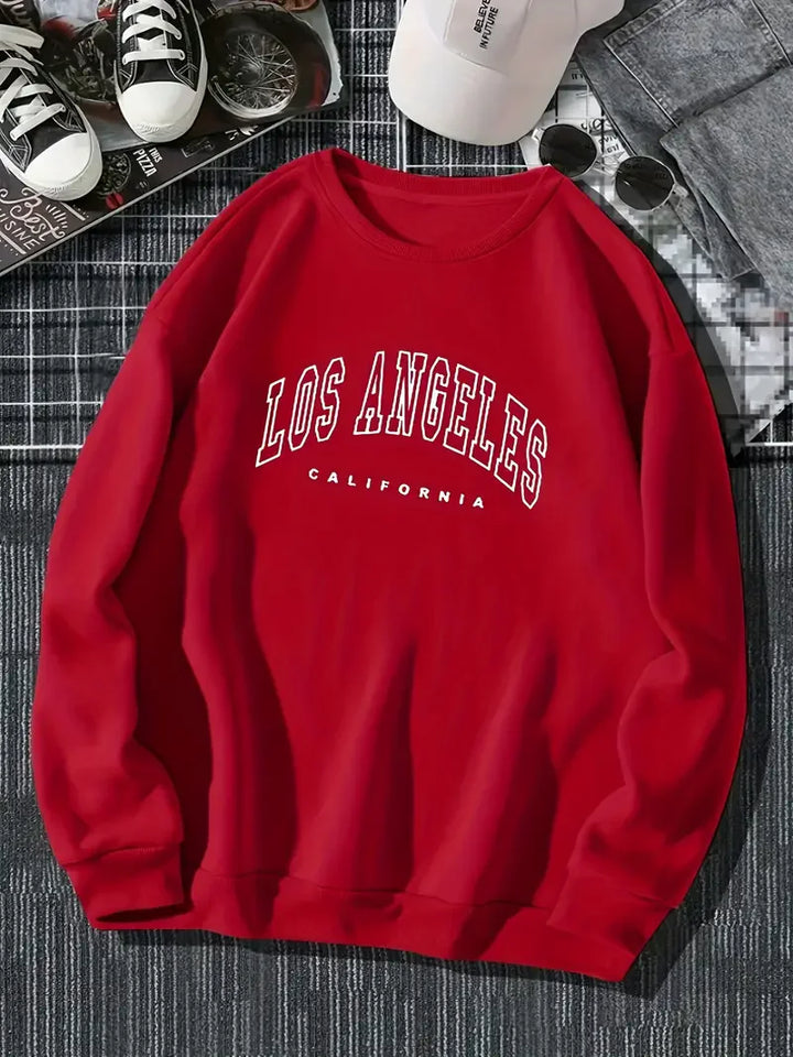Unisex Winter Sweatshirt Printed Crewneck