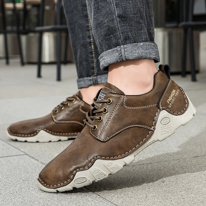 Mens Leather Dress Shoes Genuine Leather