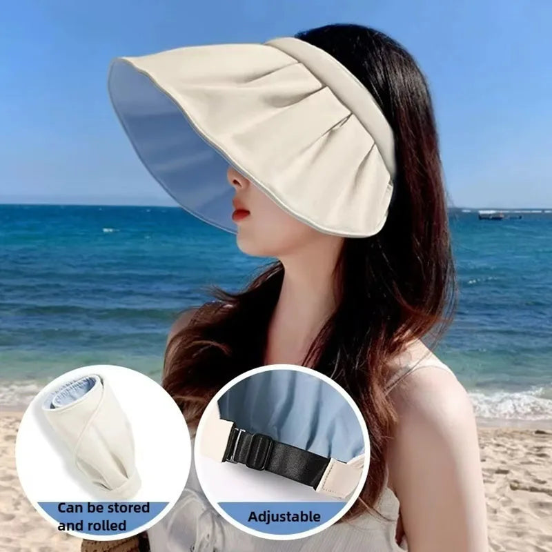 Unisex Sun Protection Hat Packable Large Brim