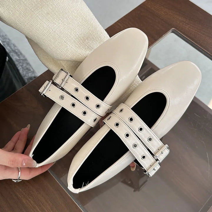 Womens Mary Jane Flats Classic Comfort