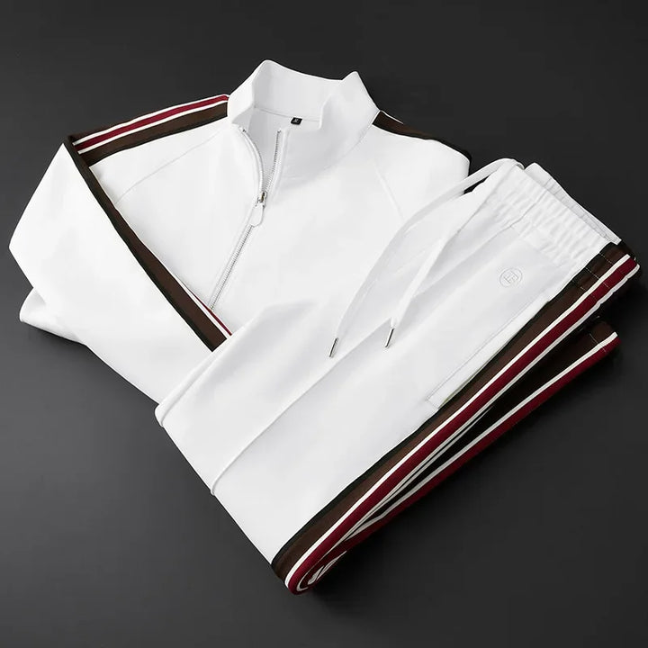 Mens Tracksuit Set Zip-Up Comfortable Fit - BritishMode