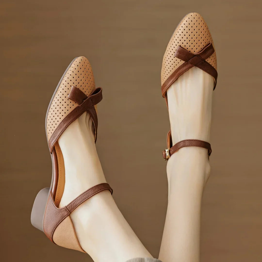 Womens Genuine Leather Pumps Classic Fit