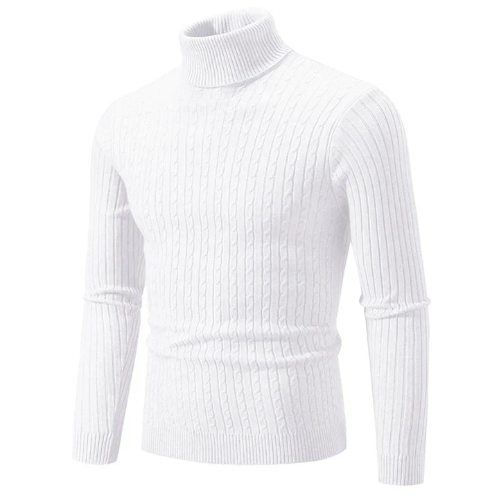 Mens Knit Sweater Crew Neck Warm