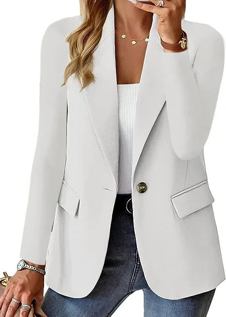 Womens Jacket Classic Fit Solid Material