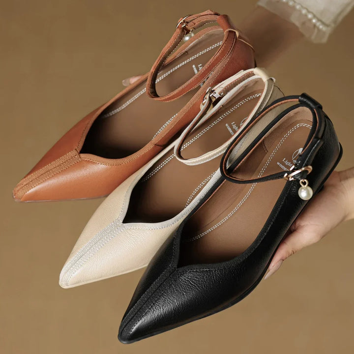 Womens Heels Genuine Leather Classic Fit