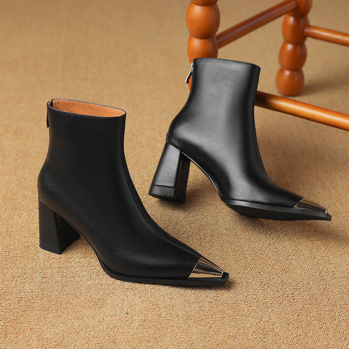 Womens Genuine Leather Boots Classic Fit