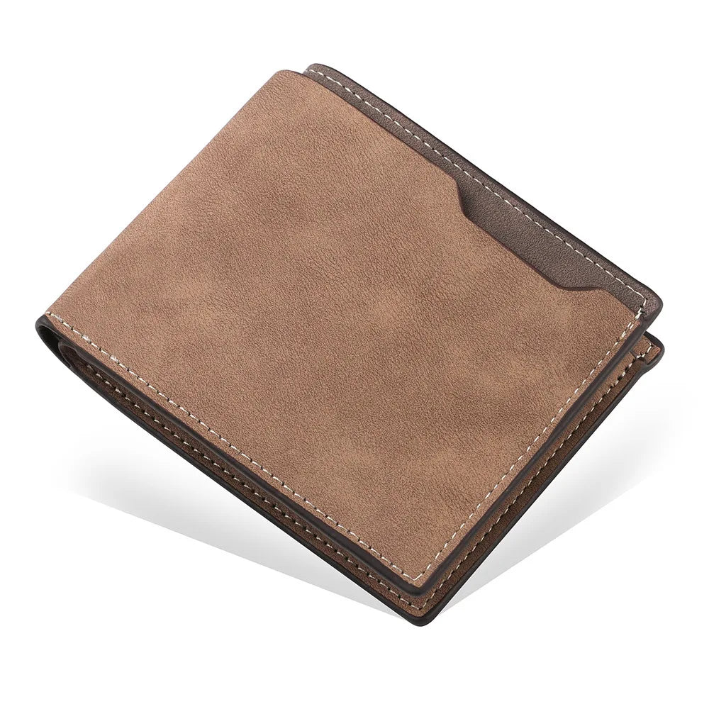 Mens Leather Money Wallet Classic Style