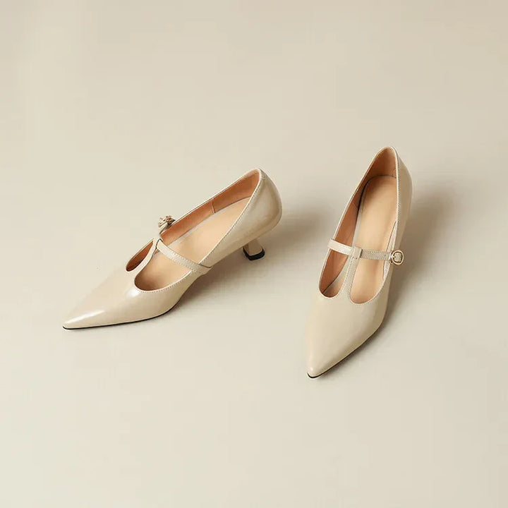 Womens Leather Heels Genuine Leather Classic Fit