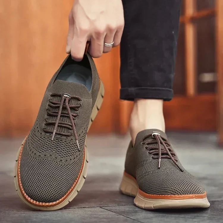 Unisex Sneakers Casual Lace-Up Design