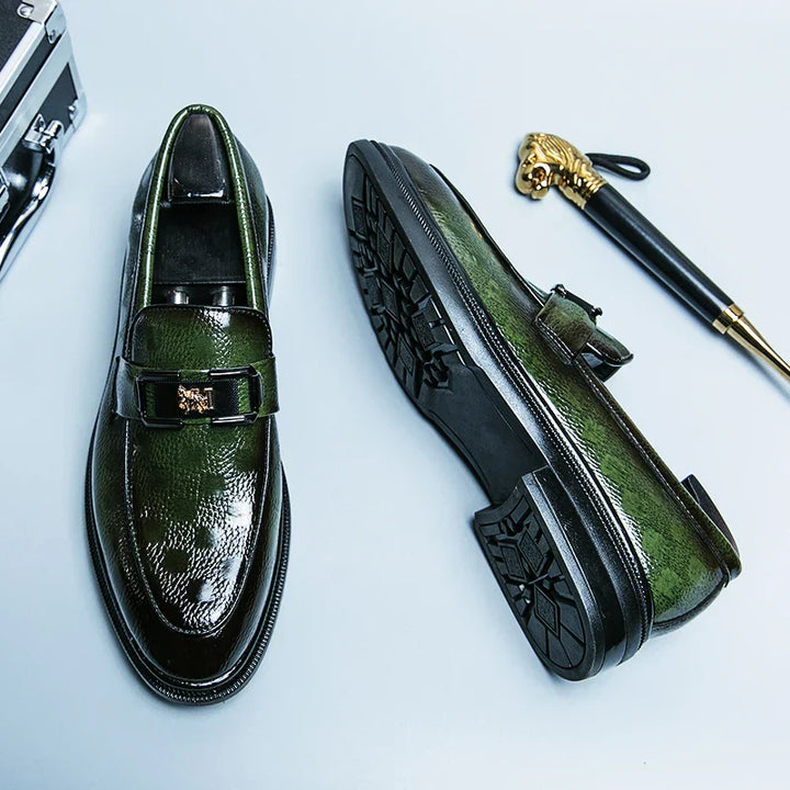 Mens Loafers Genuine Leather Classic Fit