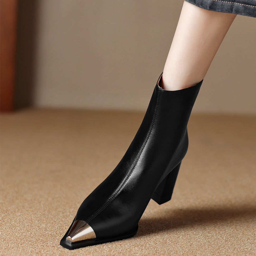 Womens Genuine Leather Boots Classic Fit
