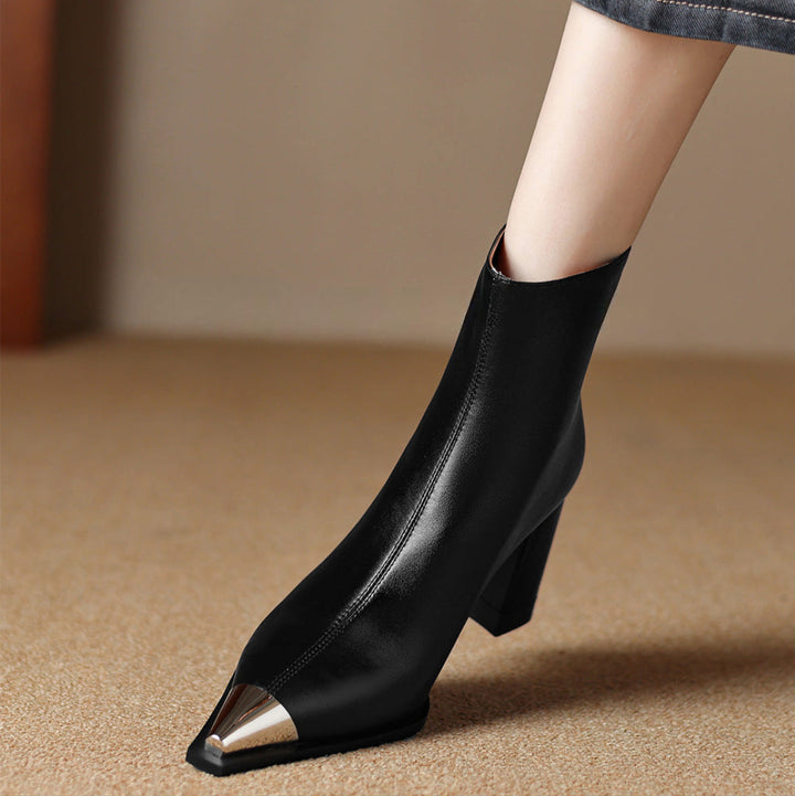 Womens Genuine Leather Boots Classic Fit