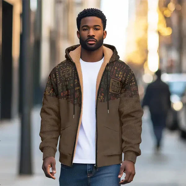 Mens Jacket Patterned Lightweight Fit - BritishMode