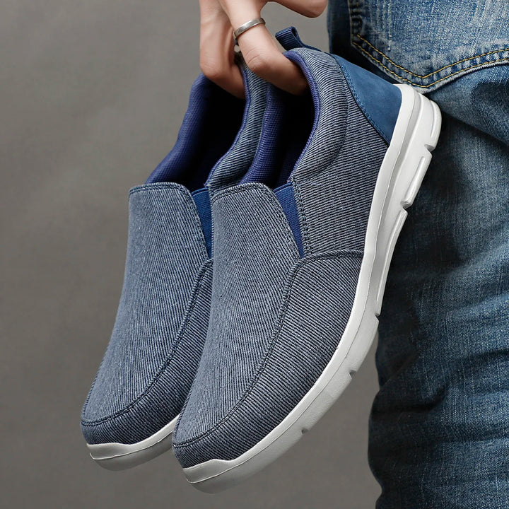 Unisex Loafers Breathable Canvas Slip-On
