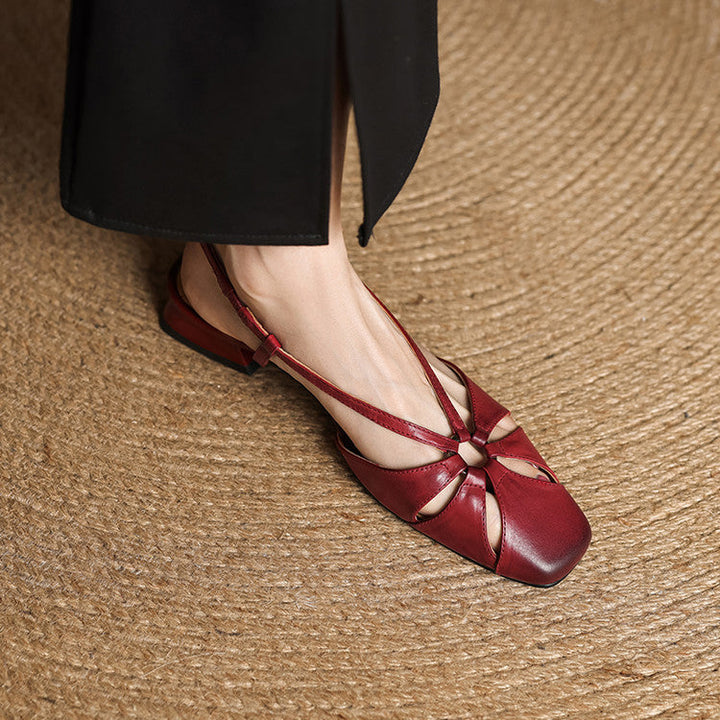 Womens Genuine Leather Sandals Comfortable Fit