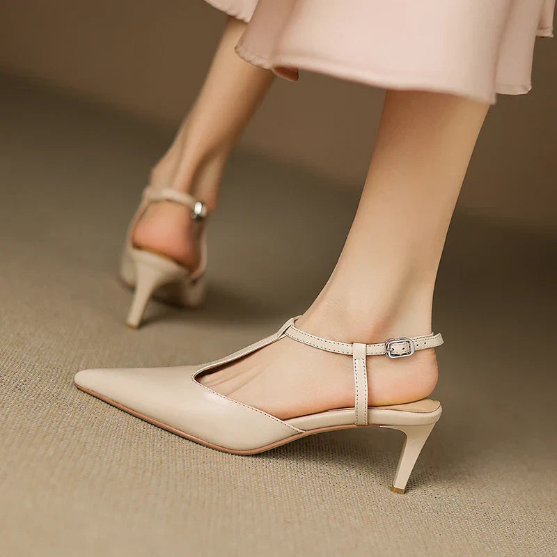 Womens Heels Genuine Leather Classic Fit