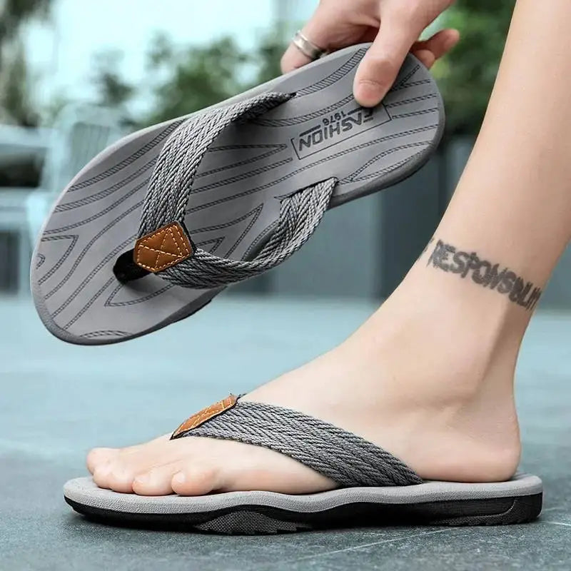 Mens Water Shoes Lightweight Summer Flip Flops - BritishMode