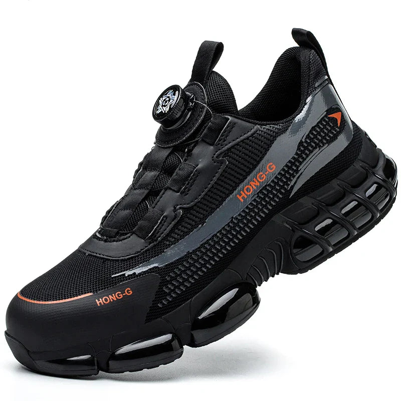 Mens Industrial Work Boots Heavy Duty Durable