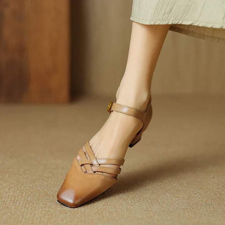 Womens Heels Genuine Leather Classic Fit