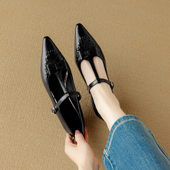 Womens Pumps Genuine Leather Classic Fit