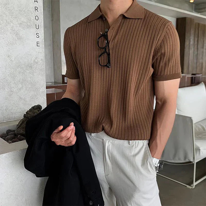 Mens Polo Shirt Cotton Casual Fit