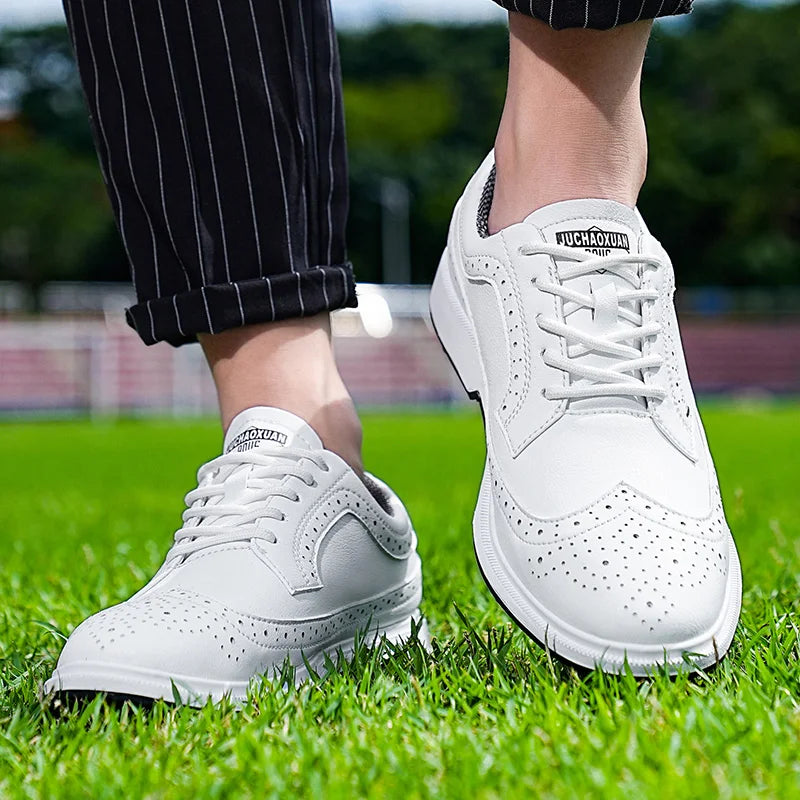 Mens Golf Shoes Durable Comfortable Fit