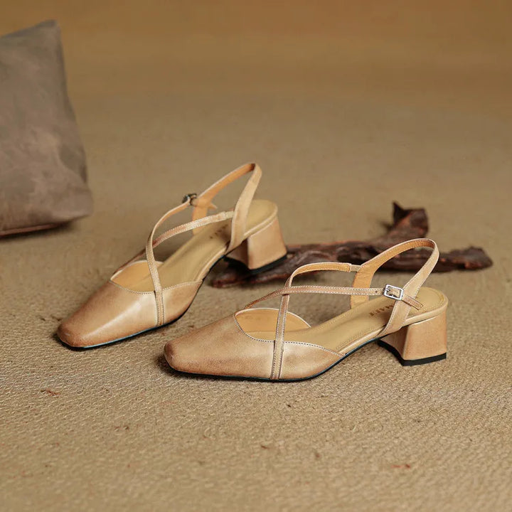 Womens Heels Genuine Leather Classic Fit