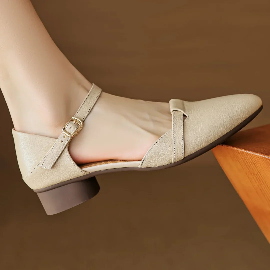 Womens Heels Genuine Leather Classic Fit