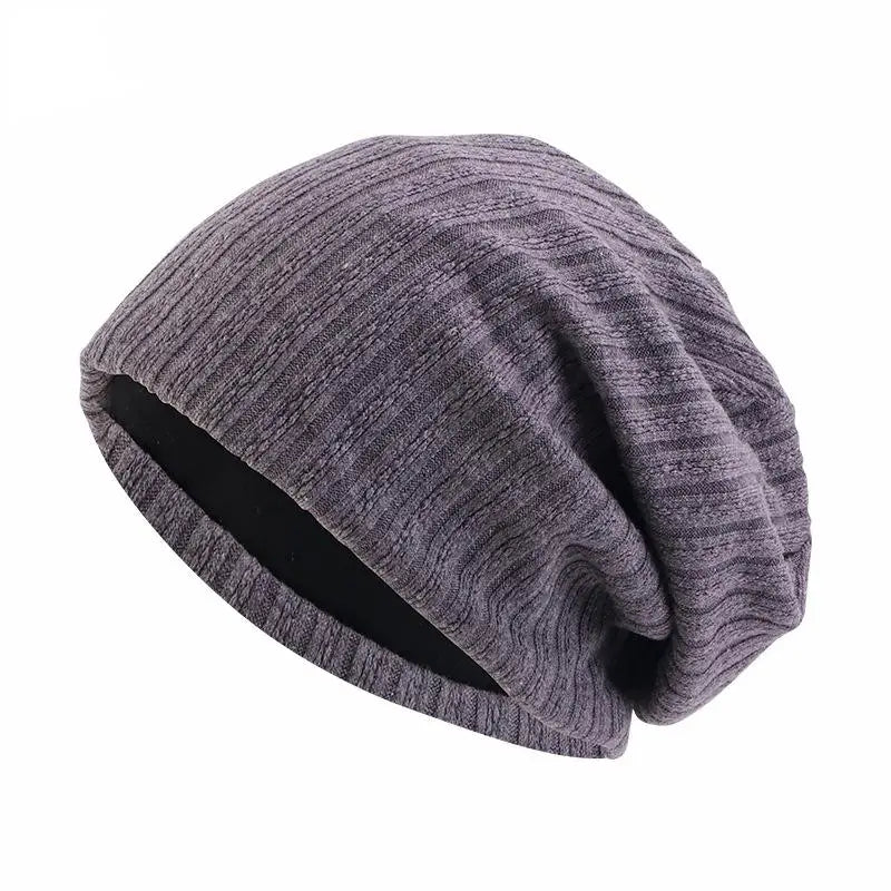 Unisex Cable Knit Beanie Thick Warm Fit