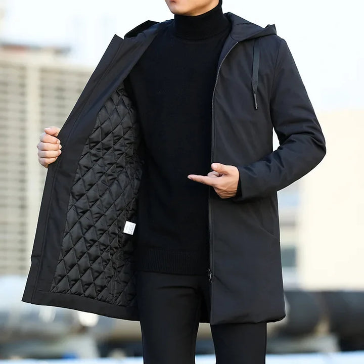 Mens Parka Coat Waterproof Insulated Warm - BritishMode