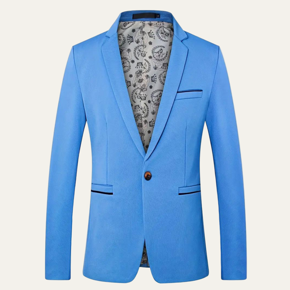 Mens Formal Blazer Slim Fit Vintage Style - BritishMode