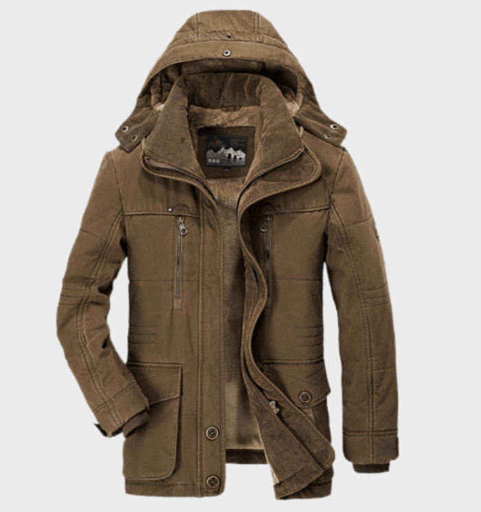 Mens Waterproof Winter Jacket Breathable Insulated Fit