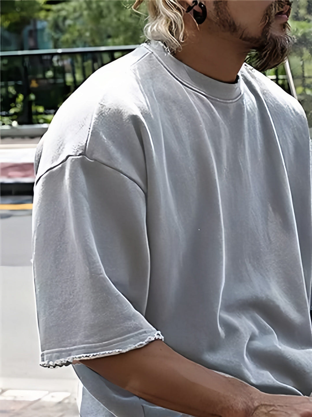 Mens Casual Sports Set Loose Fit